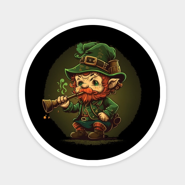 leprechaun Magnet by Trontee